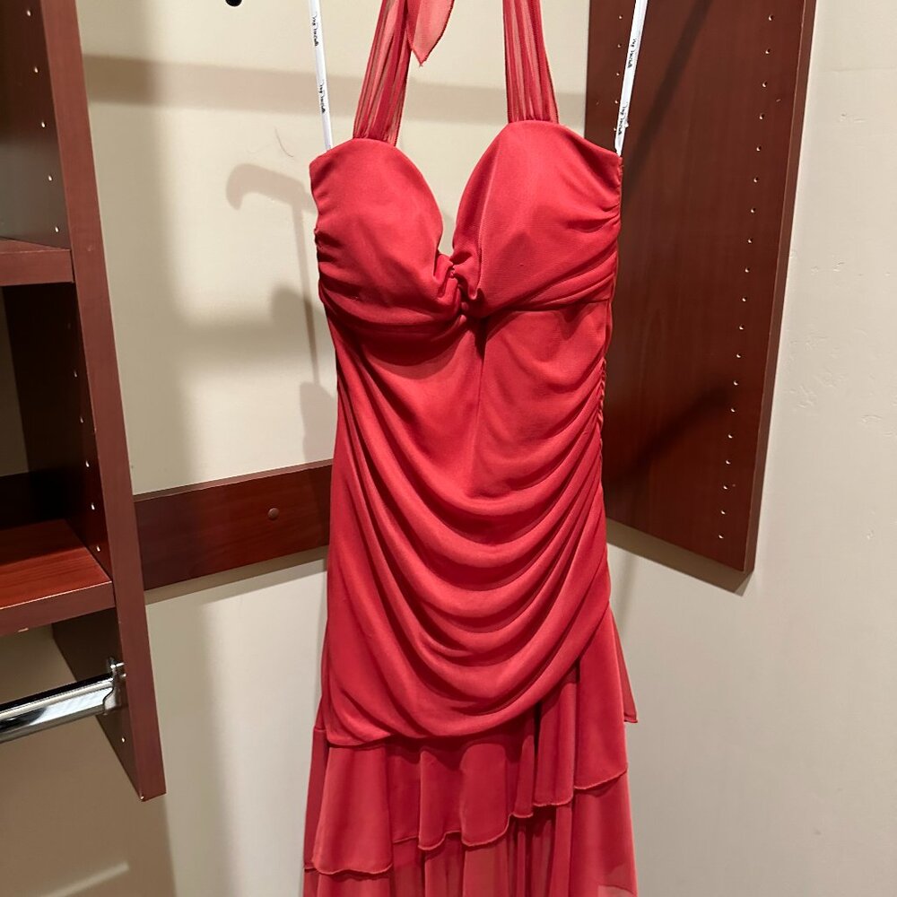 Cocktail Dress V-neck, Elegant Design